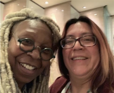 Whoopi Goldberg dons Manitoba artist's necklace honouring missing Indigenous women | iNFOnews.ca