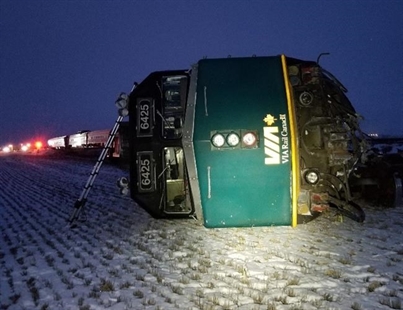 UPDATE: Passenger train derails in Manitoba with 12 on board, no serious injuries | iNFOnews.ca