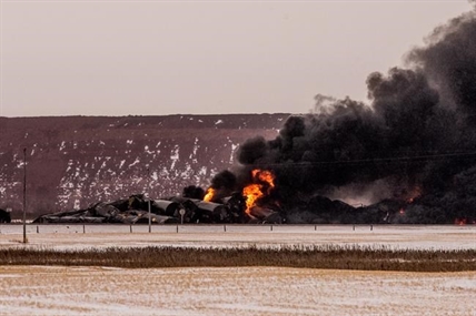 Saskatchewan derailment: More rail restrictions after 1.2M litres of oil spill | iNFOnews.ca Saskatchewan derailment: More rail restrictions after 1.2M litres of oil spill | iNFOnews.ca