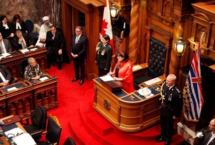 NDP throne speech in B.C. highlights accomplishments at midway point of mandate | iNFOnews.ca