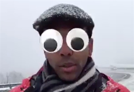 TRENDING NOW: TV reporter accidentally uses Facebook filter with hilarious results | iNFOnews.ca