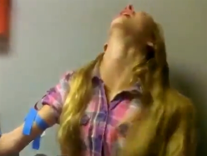 She really, really doesn't like needles | iNFOnews.ca