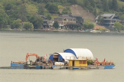 Barge on Okanagan Lake transforming into floating bistro | iNFOnews.ca
