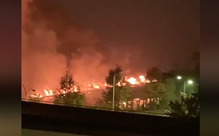 Flames rip through waterfront park, damage boardwalk in New Westminster, B.C. | iNFOnews.ca