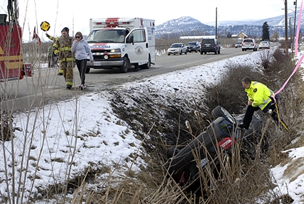 Woman rolls SUV on Byrns Road | iNFOnews.ca