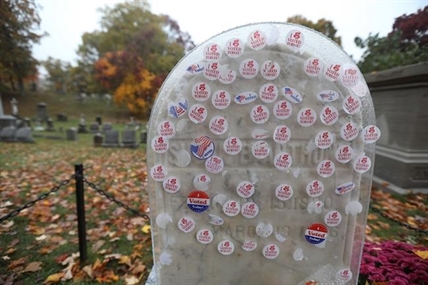 iN VIDEO: Susan B. Anthony's headstone gets shield from US voter stickers | iNFOnews.ca