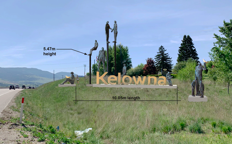 Is it worth an extra $100,000 to get a bigger welcome to Kelowna sign? | iNFOnews.ca Is it worth an extra $100,000 to get a bigger welcome to Kelowna sign? | iNFOnews.ca