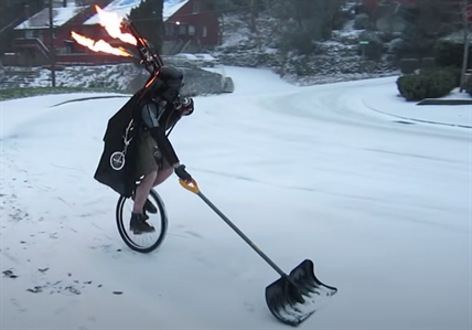 TRENDING NOW: This guy takes snow shovelling to a whole new level | iNFOnews.ca