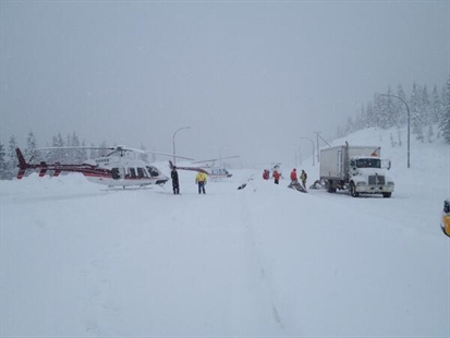Avalanche control continues on closed Coq while TransCanada re-opens after fiery fatal crash | iNFOnews.ca