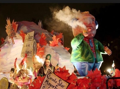Float spoofing Rob Ford pops up in Mardi Gras parade | iNFOnews.ca