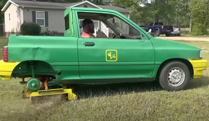 TRENDING NOW: This guy's lawn mower blows yours away | iNFOnews.ca