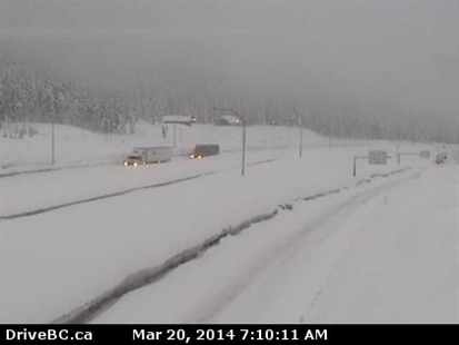 More heavy snow on highways | iNFOnews.ca