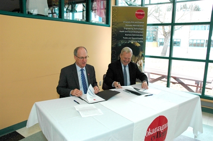 College signs agreement with University of Fraser Valley | iNFOnews.ca