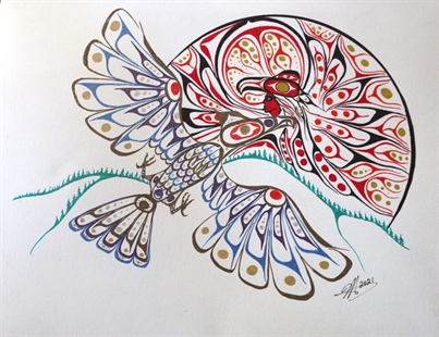 iN PHOTOS: syilx artist rediscovers the joy of drawing after stopping for 40 years | iNFOnews.ca