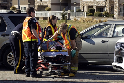 Three car crash sends two to hospital | iNFOnews.ca