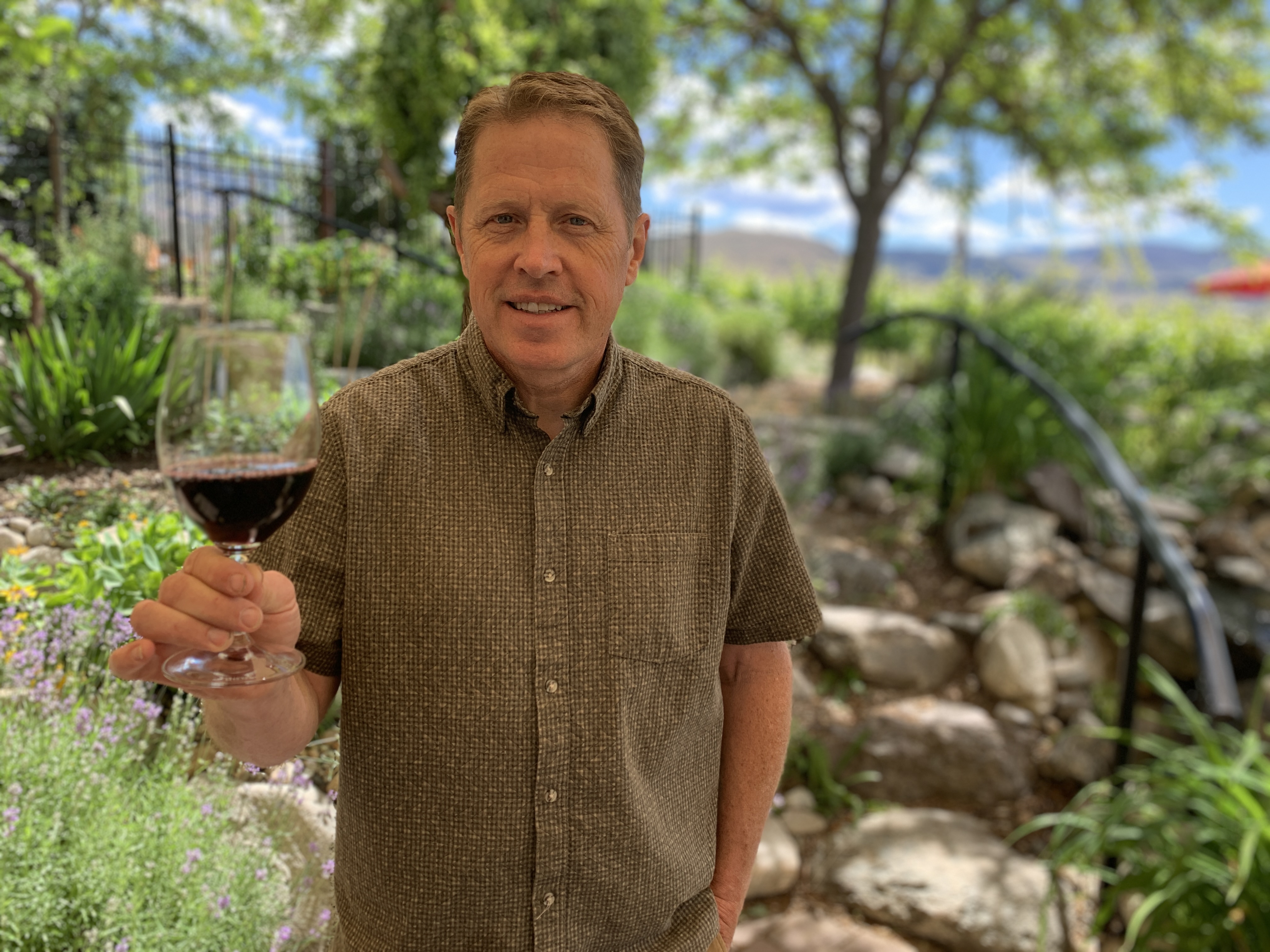 Sip wine and enjoy the view in this South Okanagan winery's beautiful garden | iNFOnews.ca
