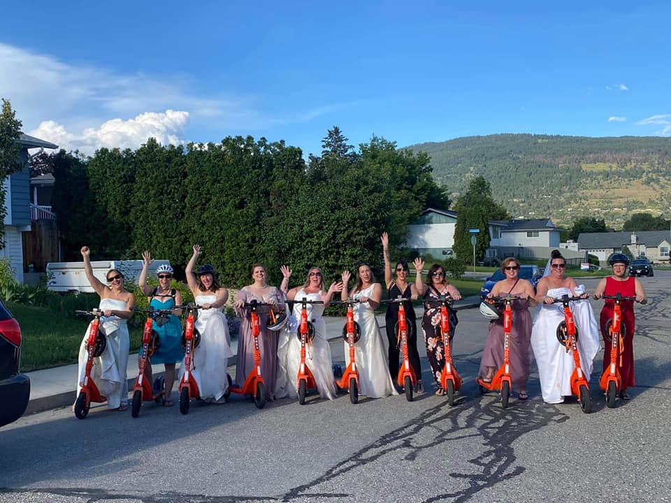 Bridal gowns and scooter rides making these Vernon women feel 'fancy' again | iNFOnews.ca