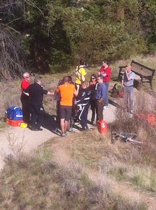 Heart attack victim airlifted from Mission Creek Greenway | iNFOnews.ca