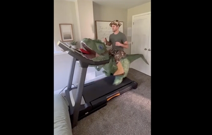 TRENDING NOW: Just a dude and his dinosaur | iNFOnews.ca