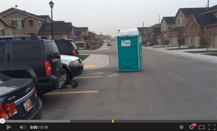 Runaway porta-potty | iNFOnews.ca