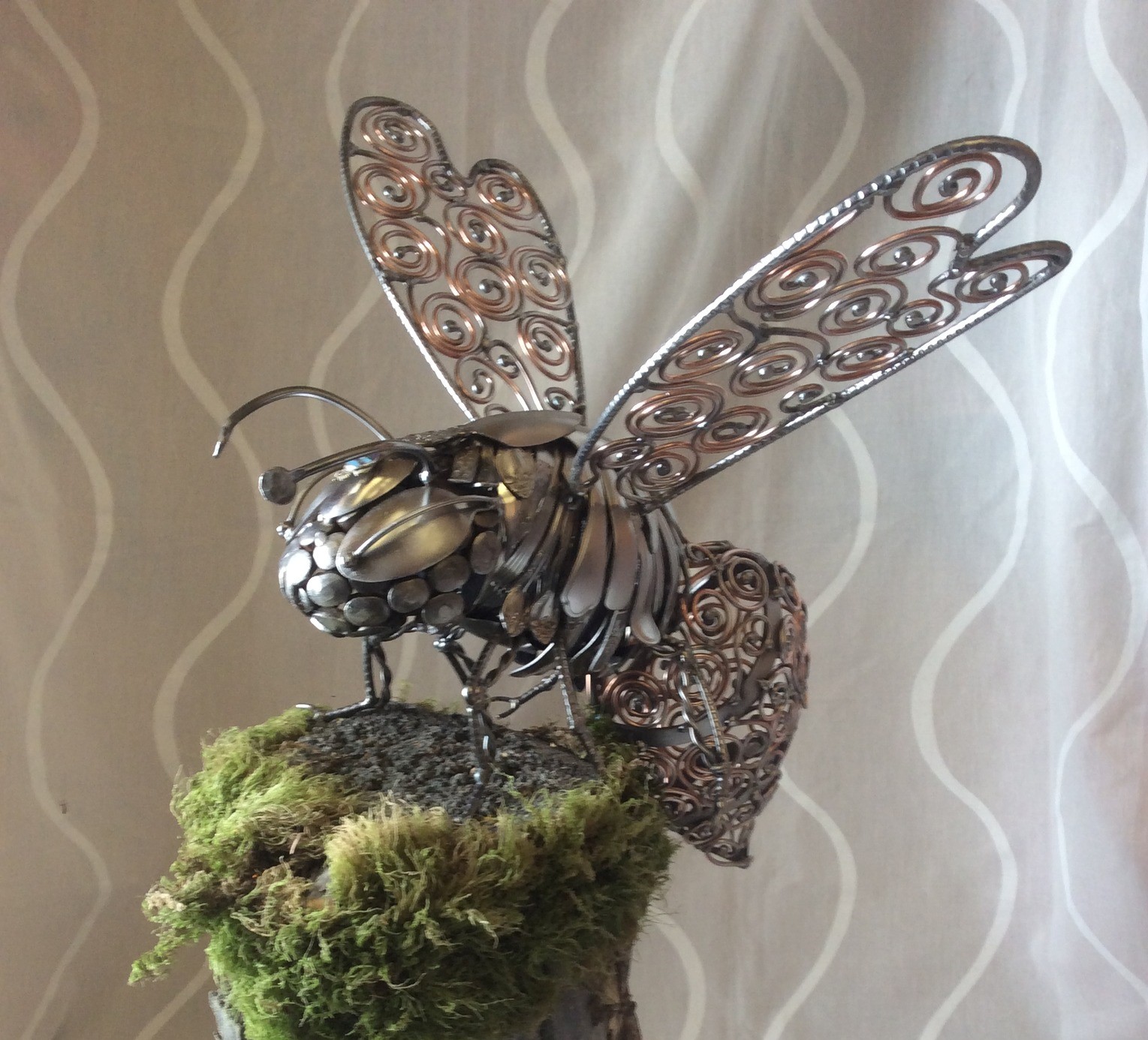 iN PHOTOS: Metal artist makes sculptures out of cutlery and horseshoes near Summerland | iNFOnews.ca iN PHOTOS: Metal artist makes sculptures out of cutlery and horseshoes near Summerland | iNFOnews.ca