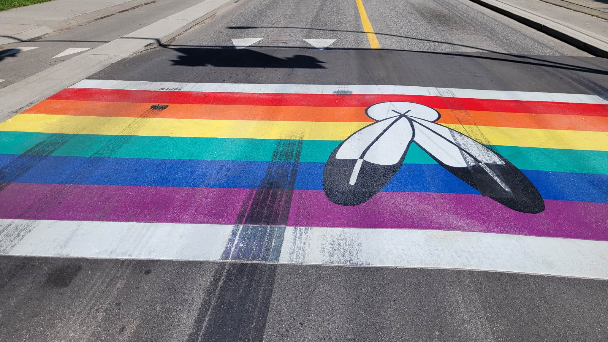 Opening ceremony for inclusive Penticton crosswalk marred by vandalism | iNFOnews.ca
