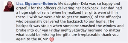 Child’s stolen Mothers’ Day gift returned | iNFOnews.ca