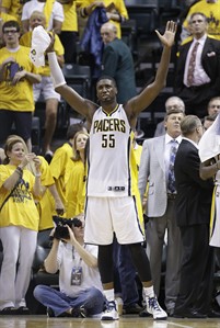 Hibbert's postgame language during news conference could force NBA punishment | iNFOnews.ca Hibbert's postgame language during news conference could force NBA punishment | iNFOnews.ca