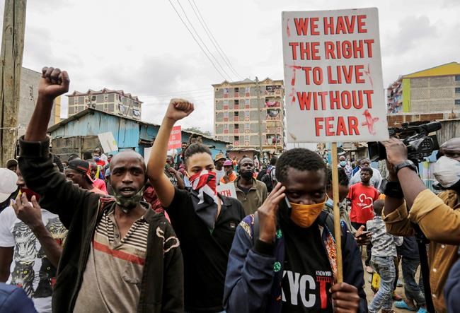 South Africa, Kenya protest cop brutality in US and at home | iNFOnews.ca CP787051267