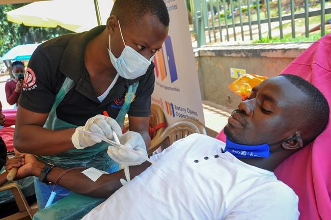 Uganda reports blood shortages amid coronavirus pandemic | iNFOnews.ca CP1941911115