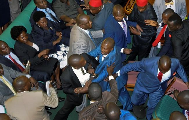 Ugandan lawmakers in brawl over 'life presidency' bill | iNFOnews.ca