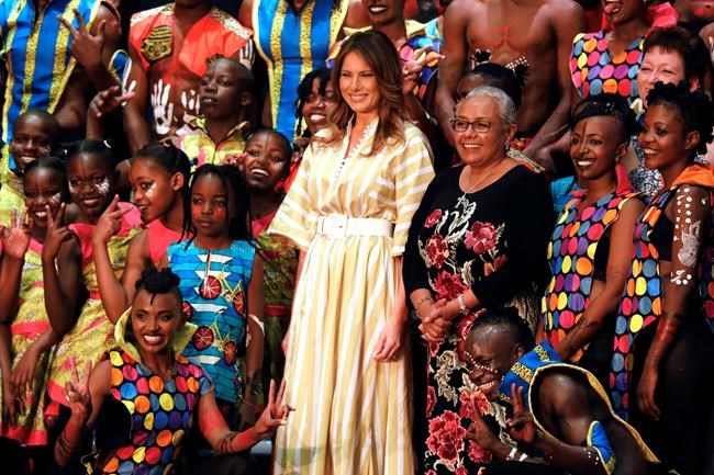 The Latest: Melania Trump has tea with Kenya's 1st lady | iNFOnews.ca The Latest: Melania Trump has tea with Kenya's 1st lady | iNFOnews.ca