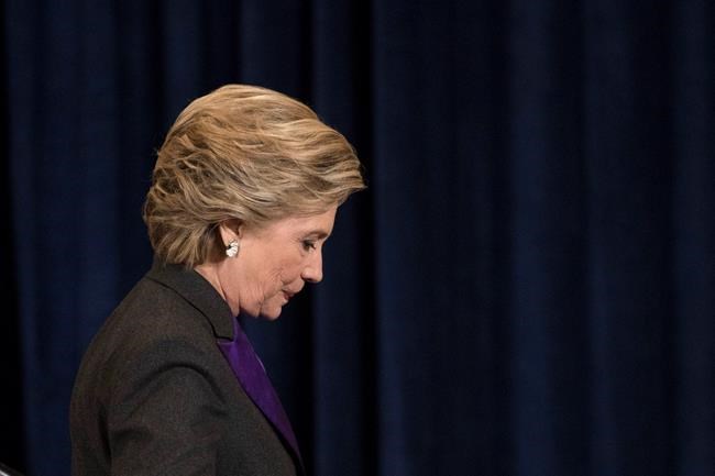 Clinton blames FBI director for presidential election loss | iNFOnews.ca