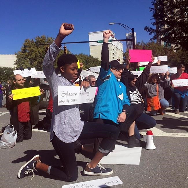 Demonstrators gather in support of Panthers' Reid | iNFOnews.ca Demonstrators gather in support of Panthers' Reid | iNFOnews.ca