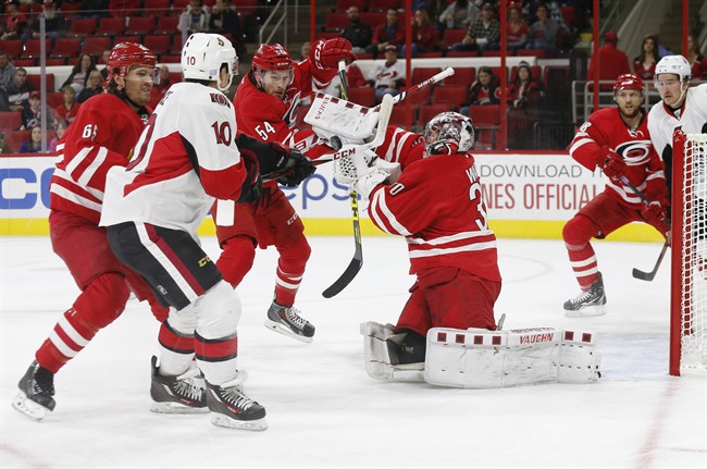 Jordan Staal scores at 2:51 of OT to give Hurricanes 3-2 win over Senators | iNFOnews.ca CP35241627