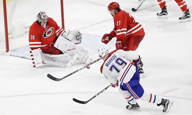 Rask helps Hurricanes rally for 3-2 win over Canadiens | iNFOnews.ca