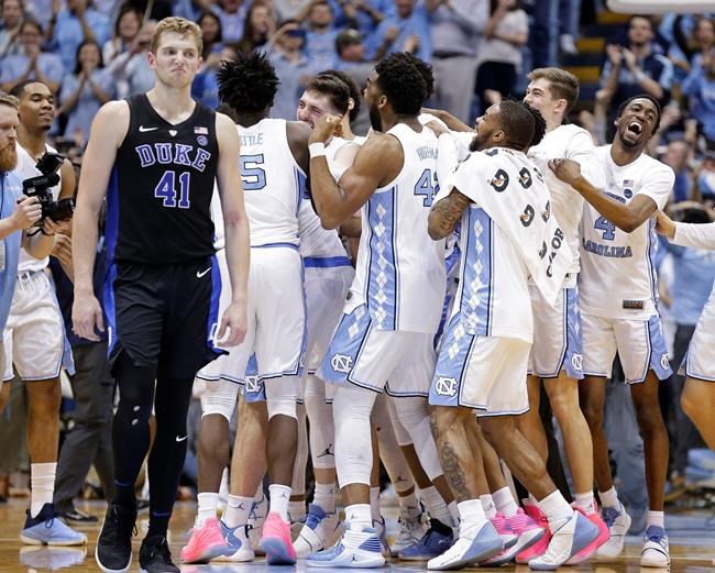 No. 3 UNC tops No. 4 Duke 79-70 to earn share of ACC title | iNFOnews.ca