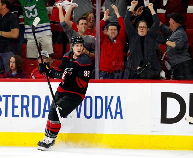 Teravainen, Hurricanes beat Capitals 2-1, even series | iNFOnews.ca CP397853687