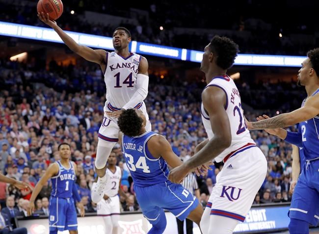 NCAA Latest: Kansas gets past Duke in OT classic for Final 4 | iNFOnews.ca NCAA Latest: Kansas gets past Duke in OT classic for Final 4 | iNFOnews.ca