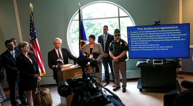 The Latest: Official: St. Paul's wanted to protect itself | iNFOnews.ca