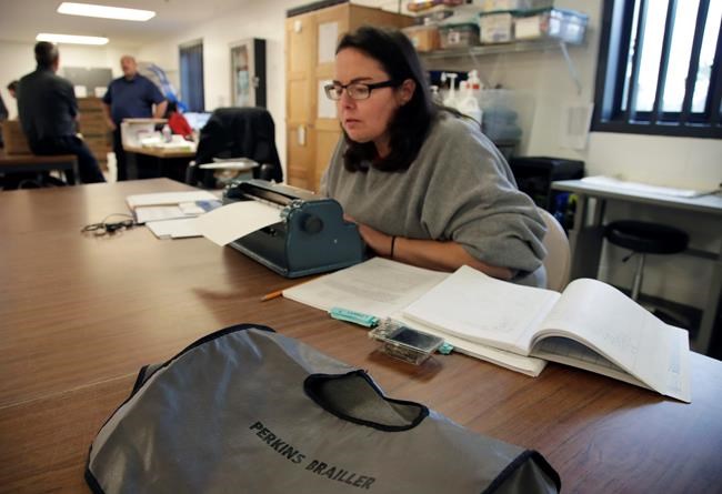 Inmates learn Braille in hopes of getting work after prison | iNFOnews.ca
