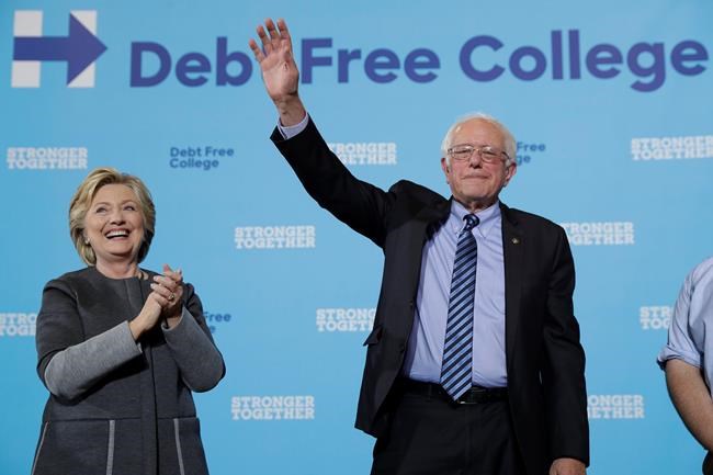 Clinton and Sanders sell young voters eying third-parties | iNFOnews.ca