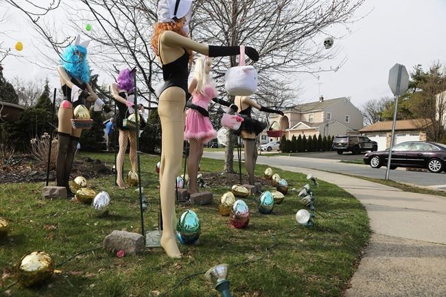 Woman charged for damaging neighbour's racy Easter display | iNFOnews.ca