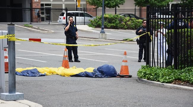 Navy parachutist dies during demonstration over Hudson River | iNFOnews.ca CP87242437