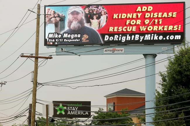 9-11 worker pleads for medical coverage with billboards | iNFOnews.ca