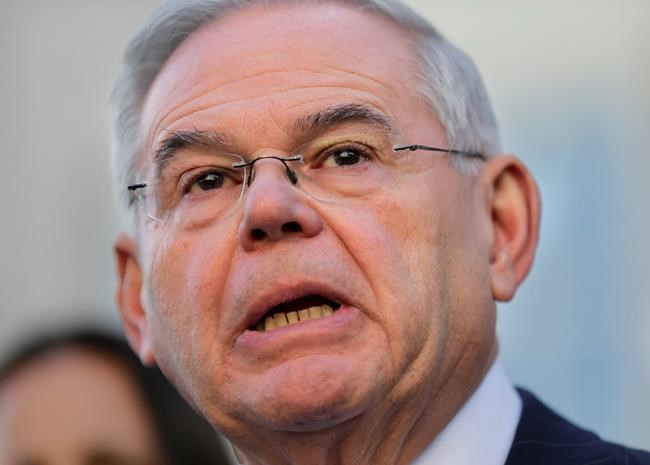 The Latest: Senate will resume Menendez ethics inquiry | iNFOnews.ca