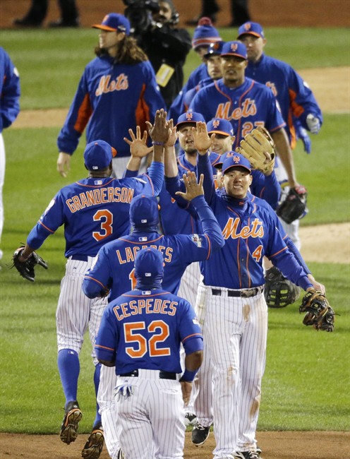 Harvey, Murphy and d'Arnaud lead Mets over Cubs 4-2 in NL Championship Series opener | iNFOnews.ca Harvey, Murphy and d'Arnaud lead Mets over Cubs 4-2 in NL Championship Series opener | iNFOnews.ca