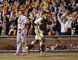 Posey, Giants take advantage of clunky Cardinals defence again for 6-4 win in Game 4 of NLCS | iNFOnews.ca CP30301913