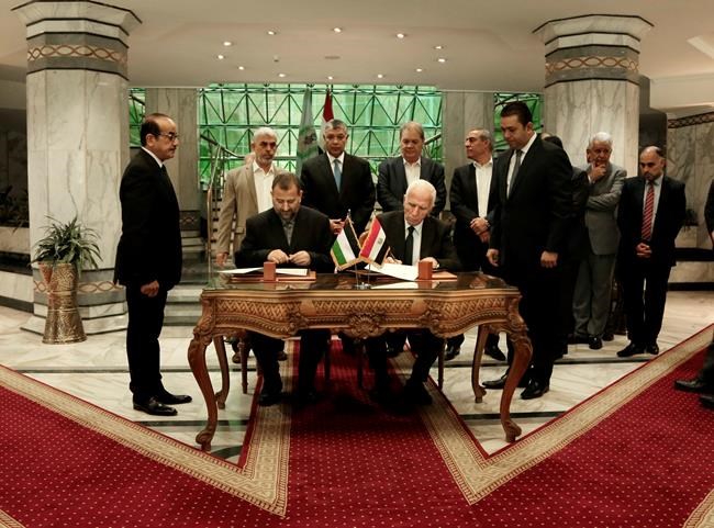 Palestinian rivals reach preliminary deal on governing Gaza | iNFOnews.ca