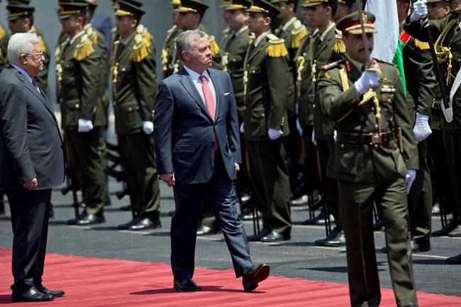 Jordan king in rare West Bank trip seen as message to Israel | iNFOnews.ca
